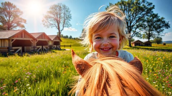 Top choix de colonies de vacances équitation pour enfants